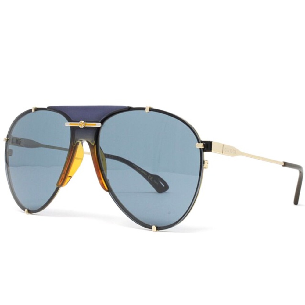 GUCCI//61-15-135//BLUE+GOLD// METAL